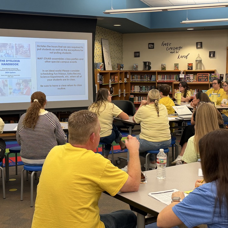 Baker Elementary Dyslexia Training