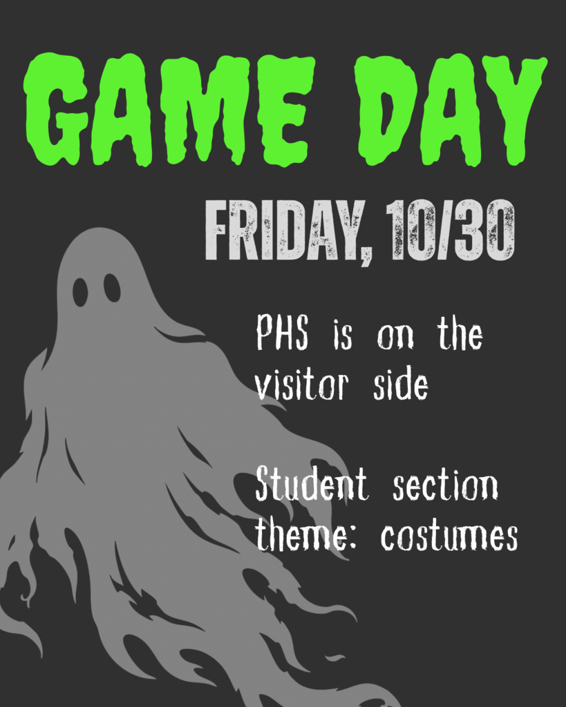 Ghost the Grove: Pep Rally & Game on 10/30
