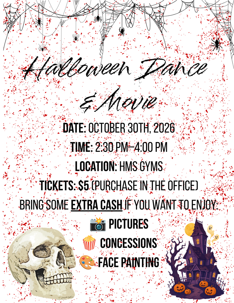 Halloween Dance/Movie Flyer