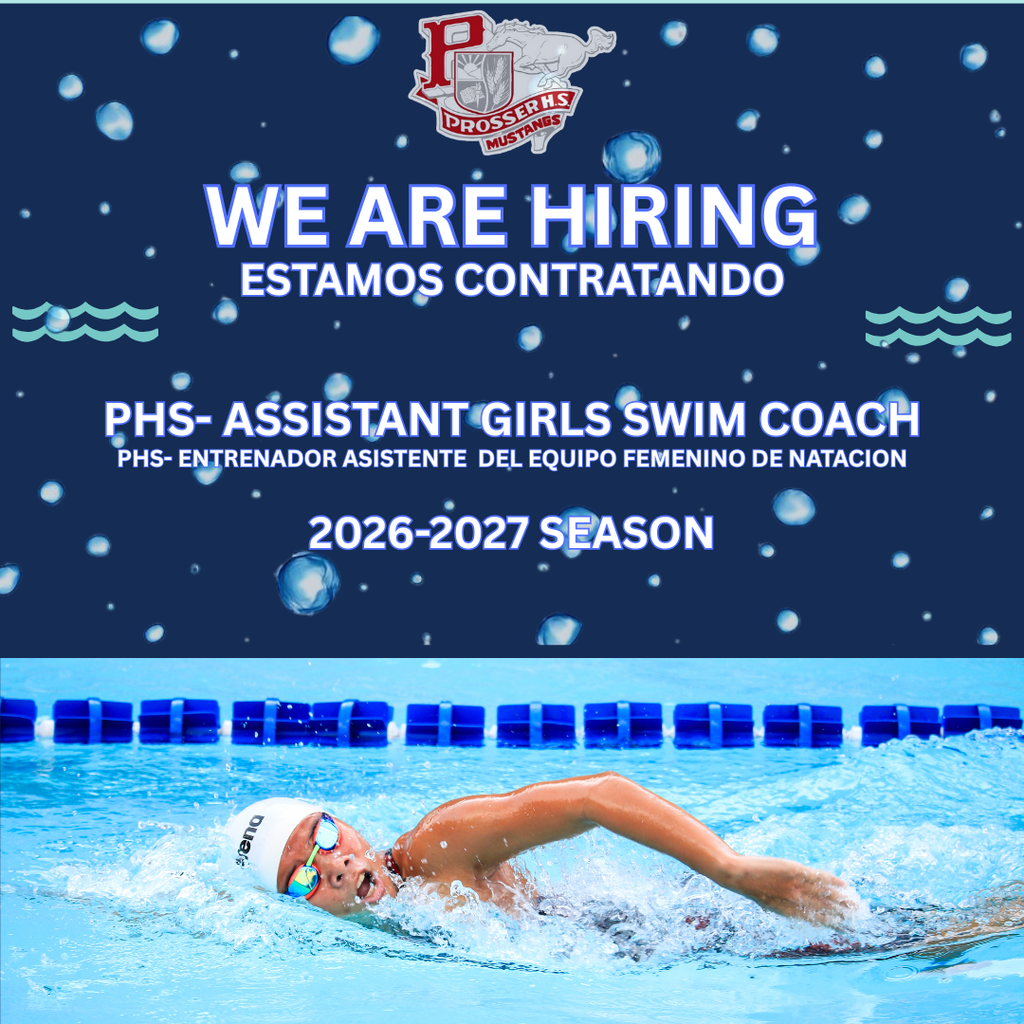 WE ARE HIRING - PHS ASSISTANT GIRLS SWIM COACH