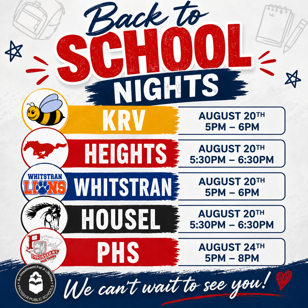 BACK TO SCHOOL NIGHTS
