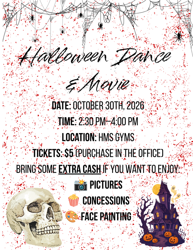 Halloween Dance/Movie Flyer