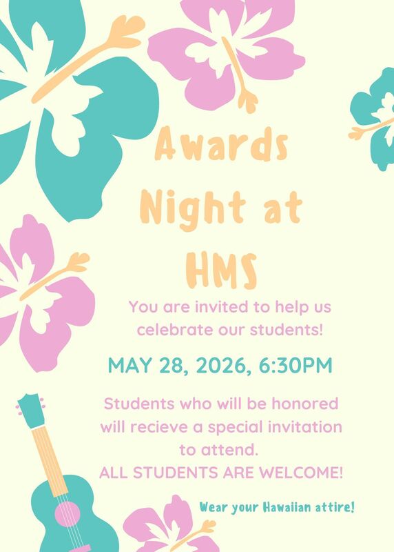 Awards Night Invitation in English