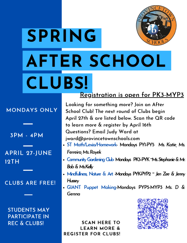 After School clubs Term 3 2026