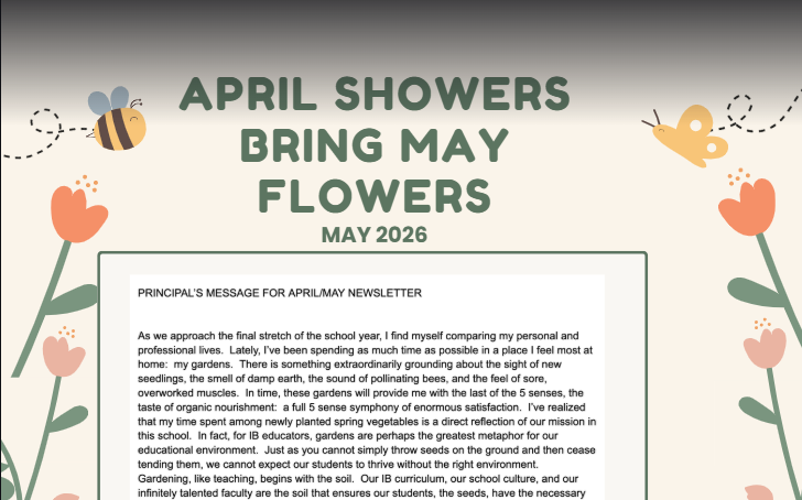 April May Newsletter 2026