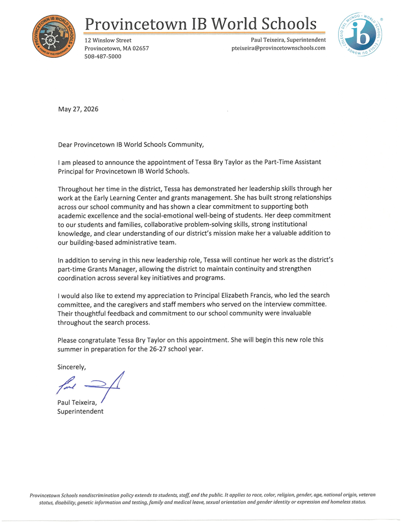AP Announcement