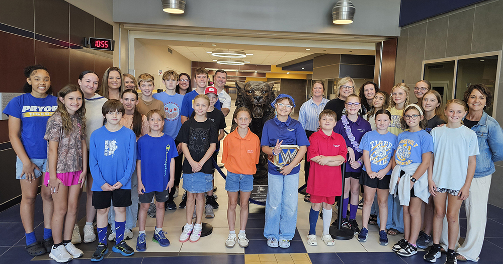 group of students 3rd through 12th