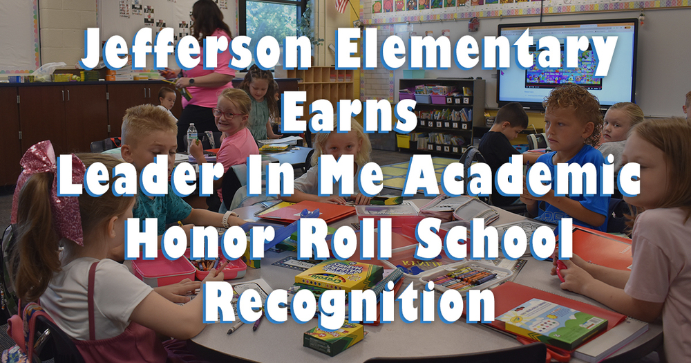 Jefferson leader in me honor roll