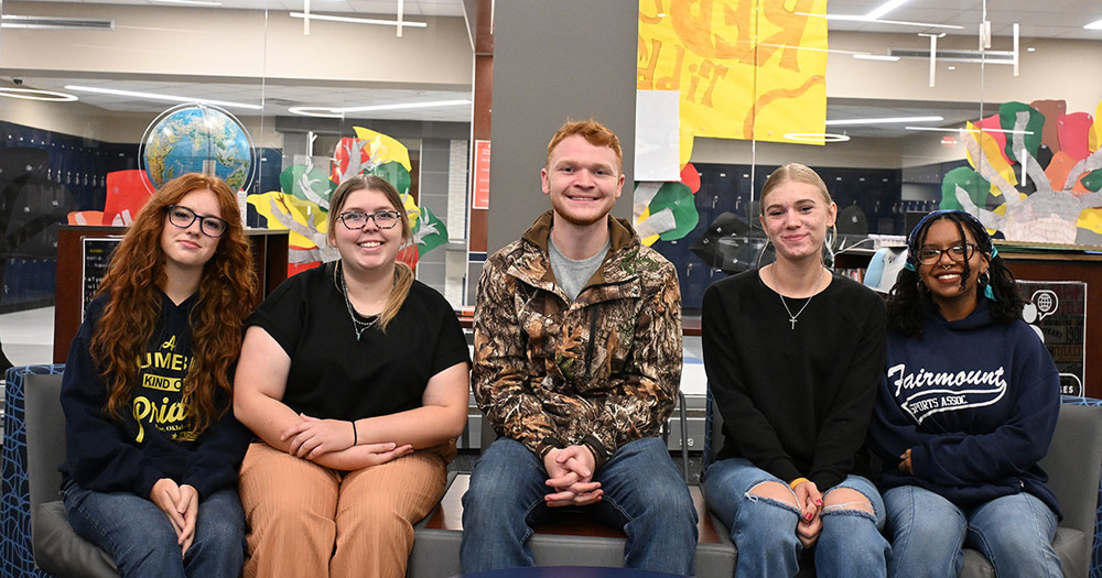 Five student Ambassadors