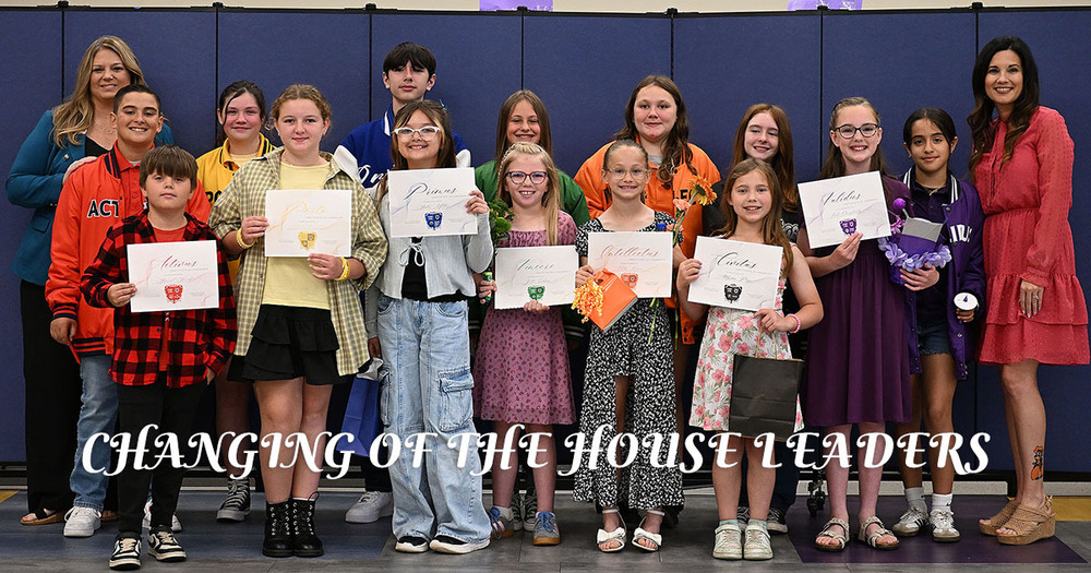 New lincoln leaders standing with outgoing leaders