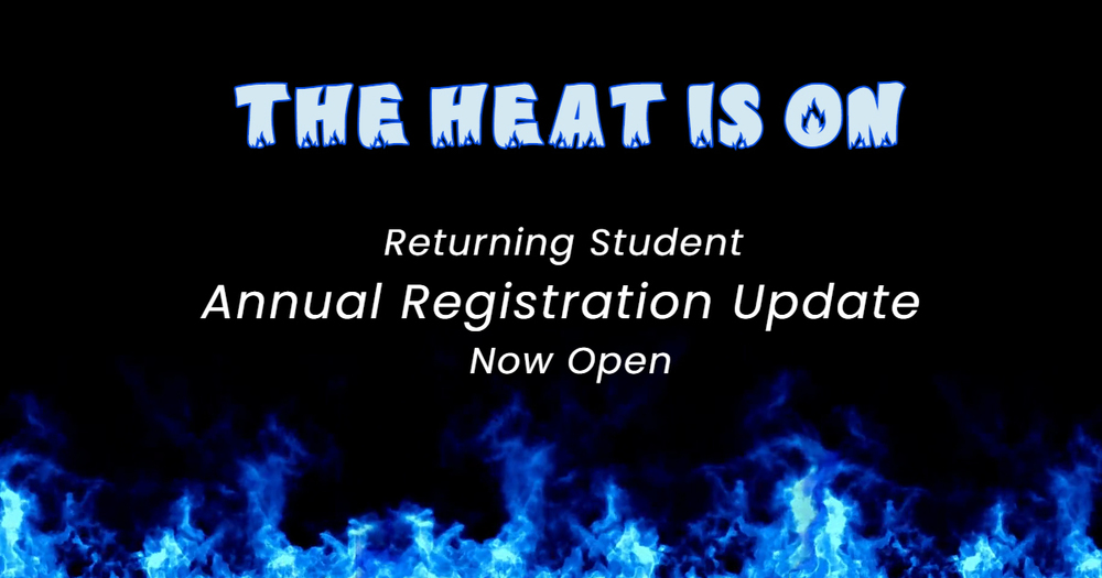 annual registration update now open