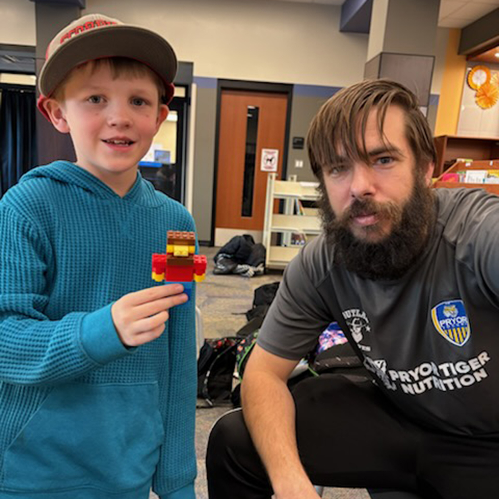 boy with teacher