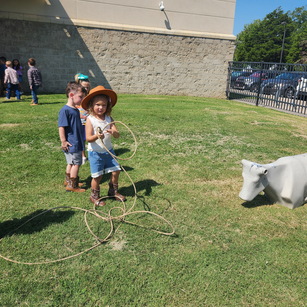 girl boots roping