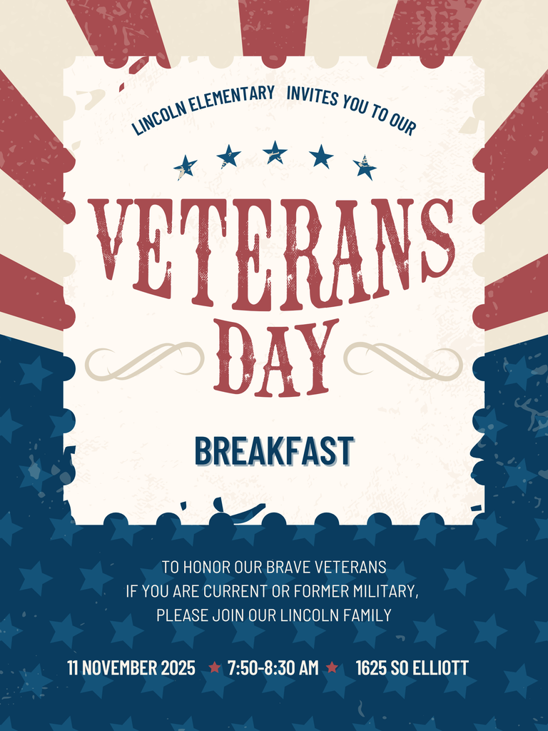 Veterans Day Breakfast Invitation