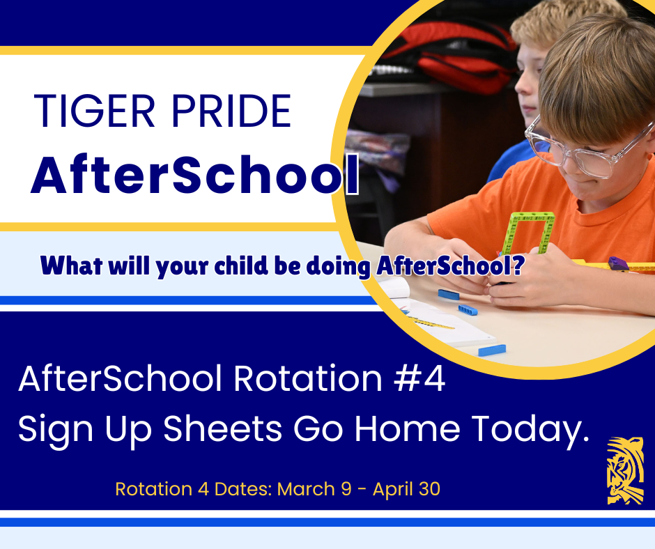 After school rotation 4 sign ups