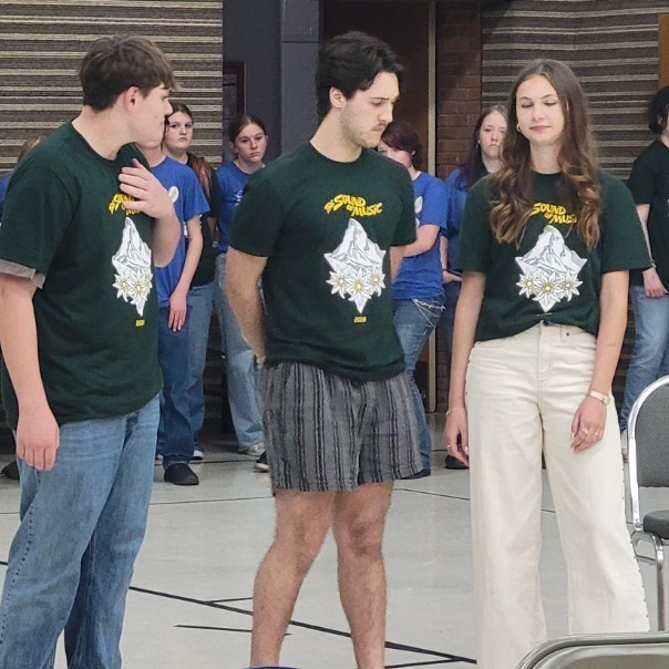 Doing a scene at Rotary