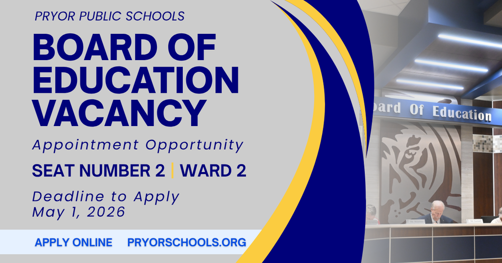 Requesting interested parties to apply by May 1, 