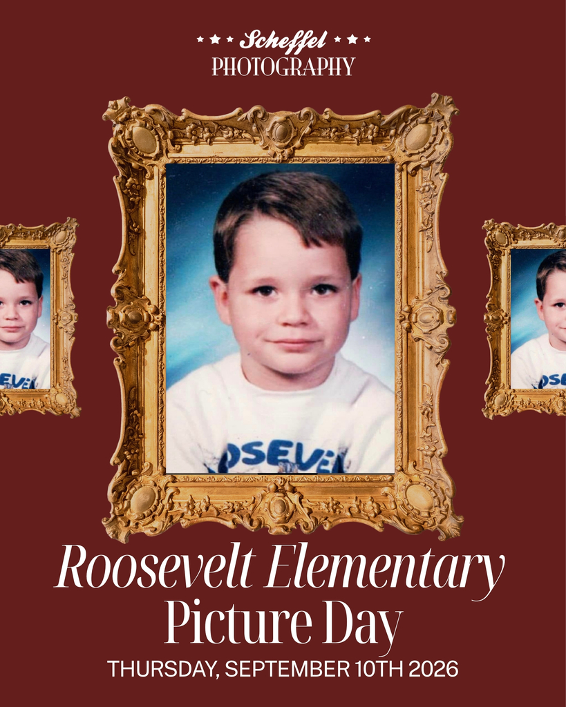 Image of boy in photo frame advertising picture day