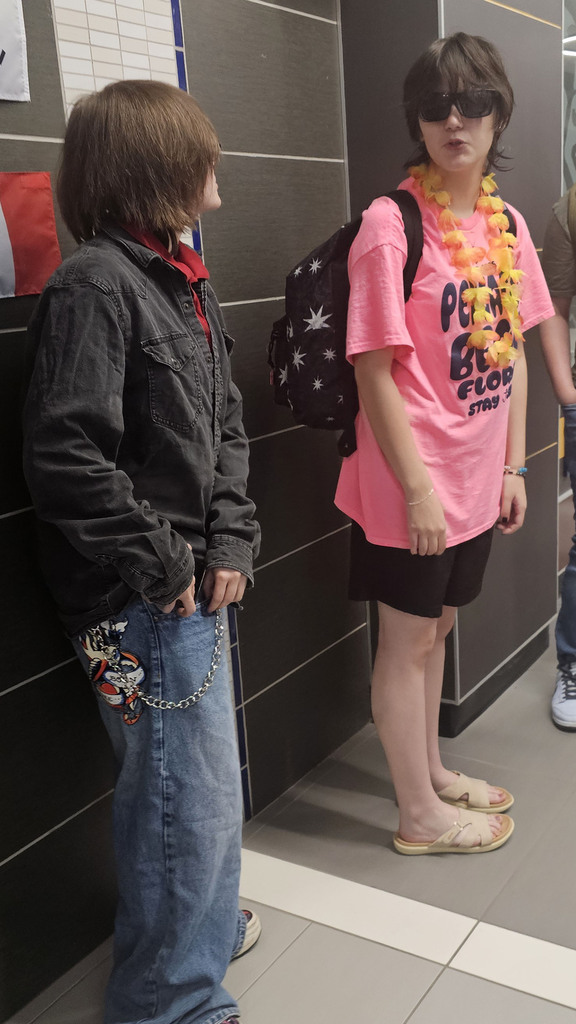 Students in hall