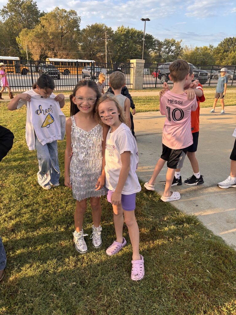 Two students on playground
