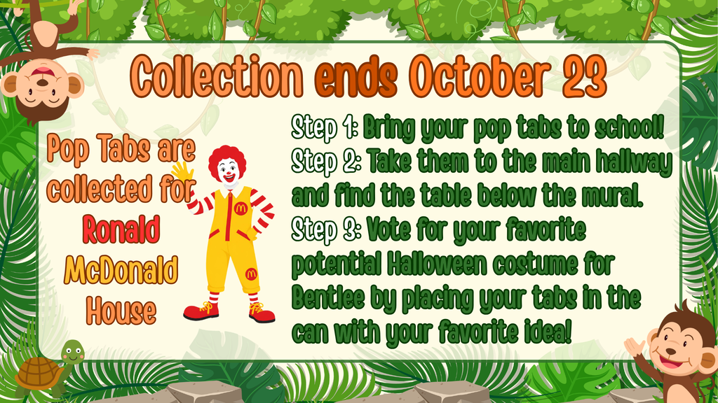 Pop Tab collection instructions