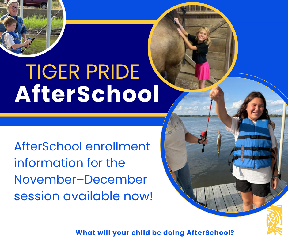 AfterSchool Enrollment now open for November December session