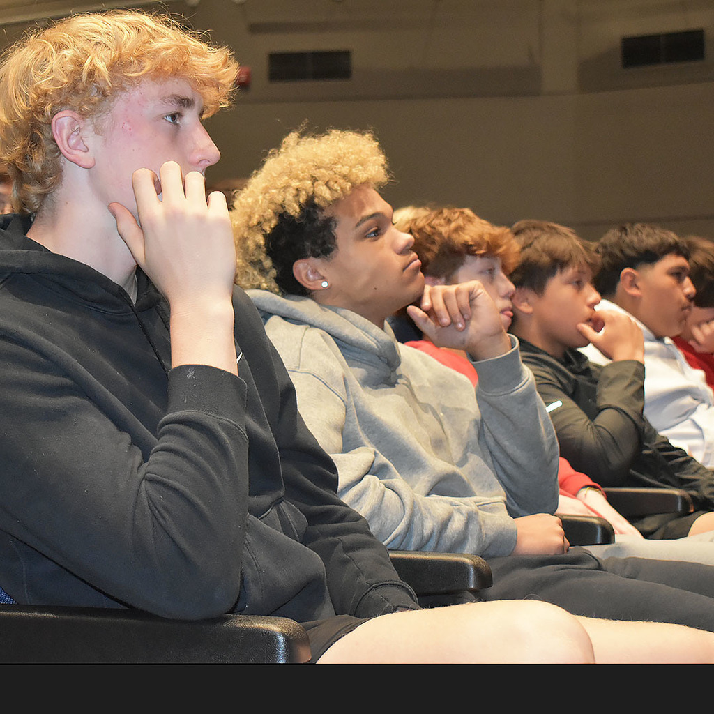 boys in audience