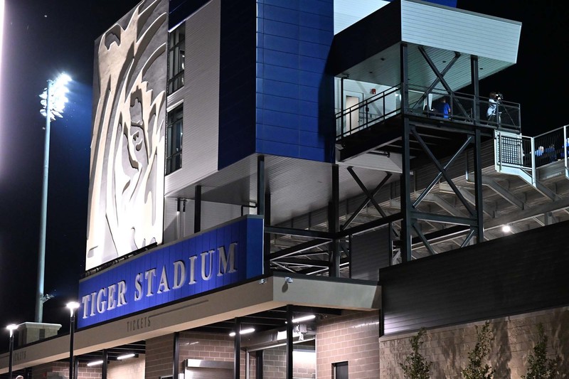 stadium at night