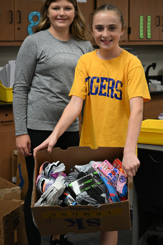 two leaders with socks