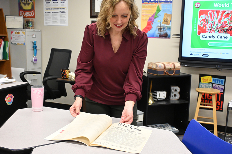 Braucher looking at bill of rights