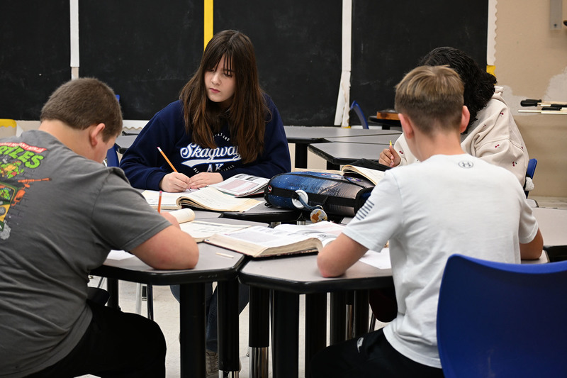 students in classroom