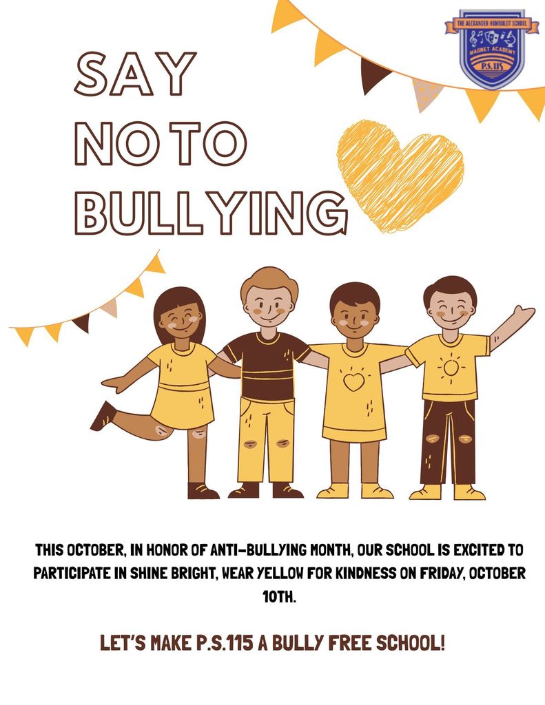 Anti-bullying Campaign flyer (text same as post) - English 