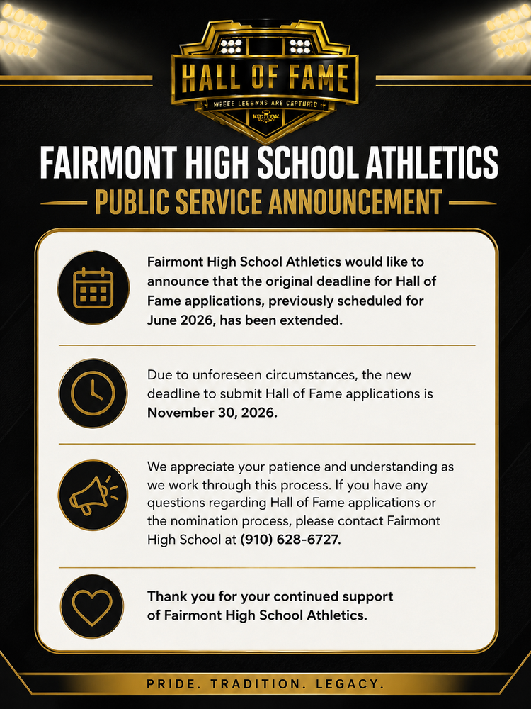 FHS Public Announancement