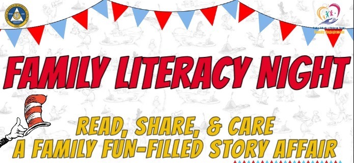 Family Literacy Night poster