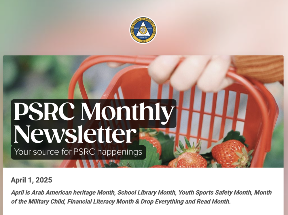 PSRC Monthly Newsletter