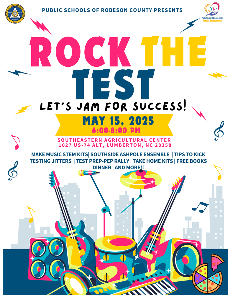 Rock the Test Flyer