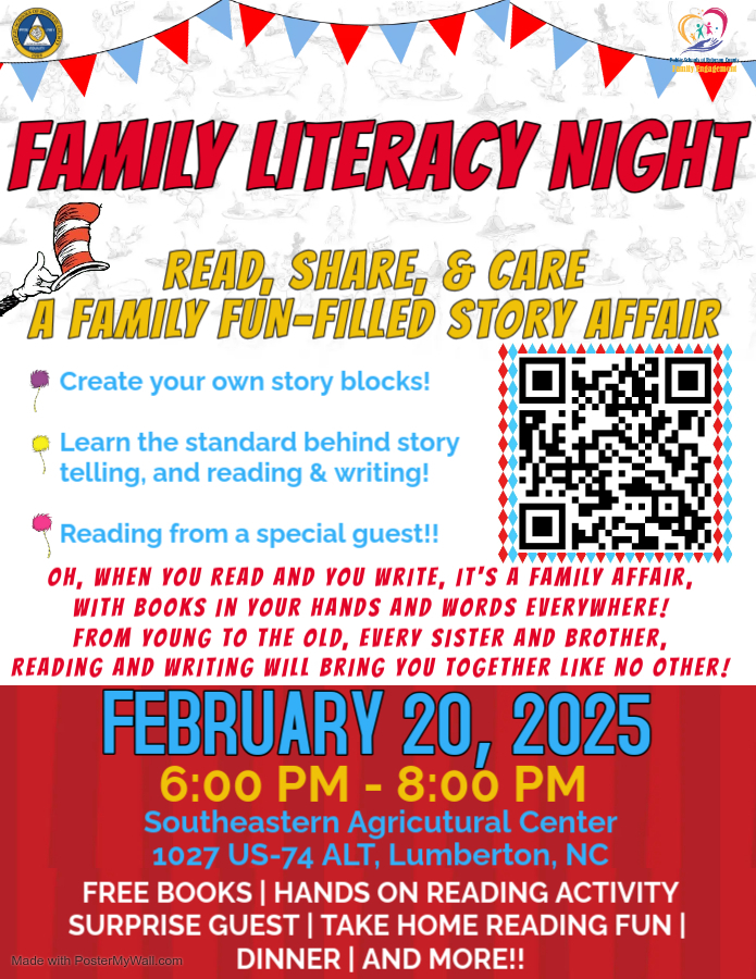 Family Literacy Night Poster