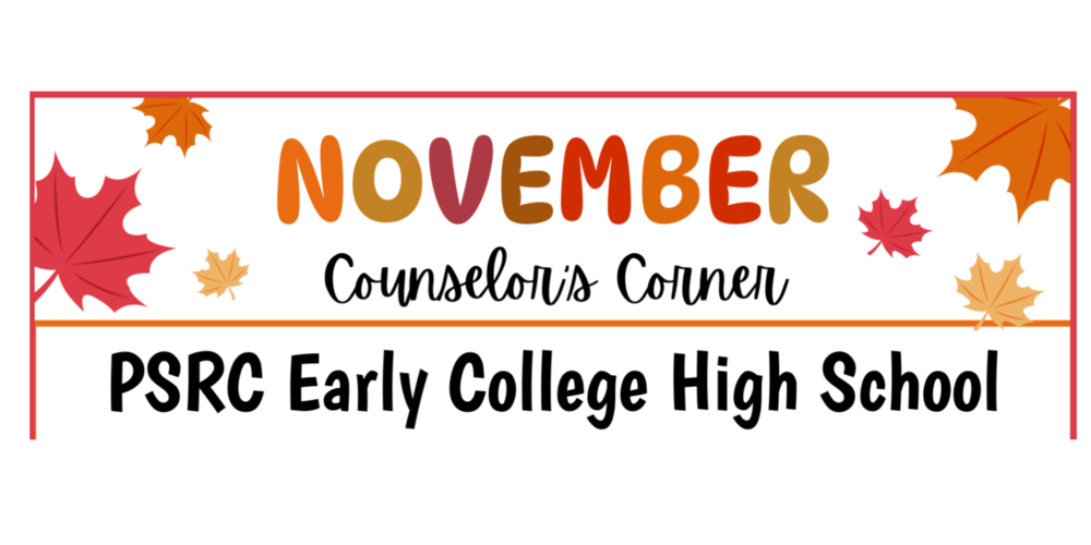 November Counselor's Corner