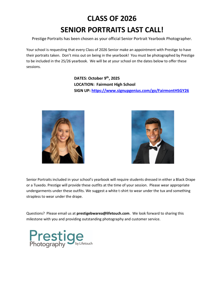 Senior Retakes