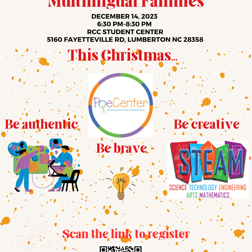 Multilingual Learner Program Family Night Flyer