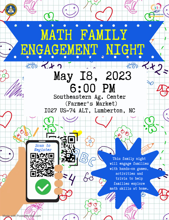 Math Family Engagement Night Flyer