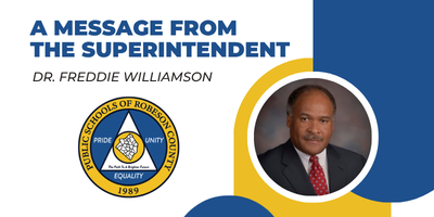 message from the superintendent