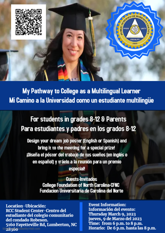 “My Pathway to College” Multilingual Learner Family Engagement Event is March 9