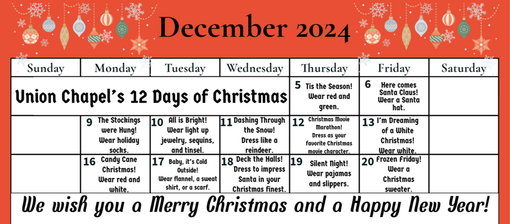 12 Days of Christmas