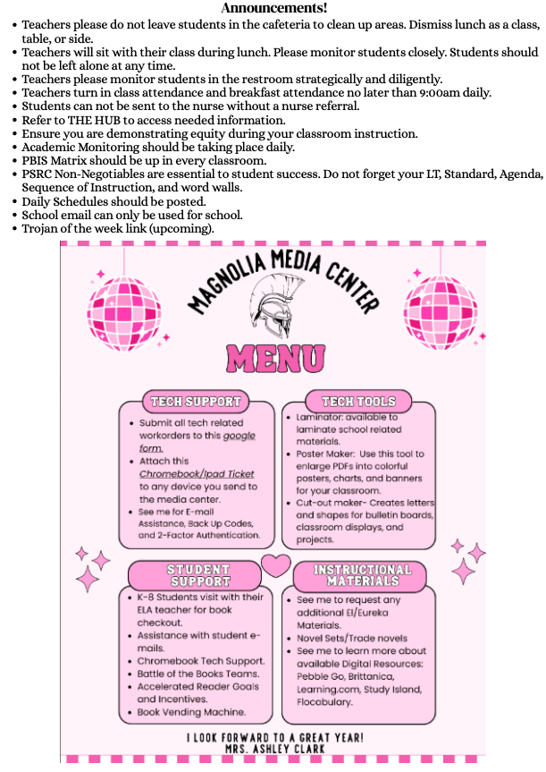 Weekly Newsletter