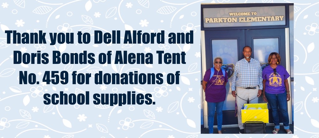 Alena Tent No.459 donations