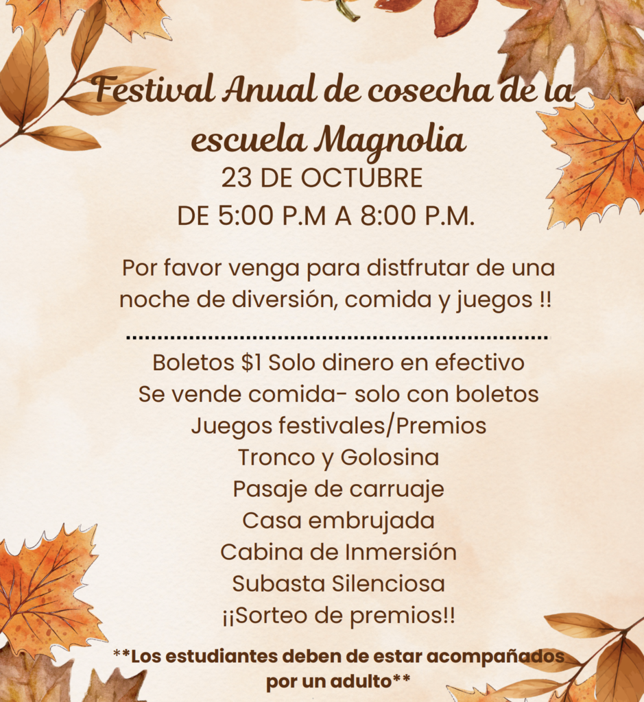 Harvest Festival Spanish