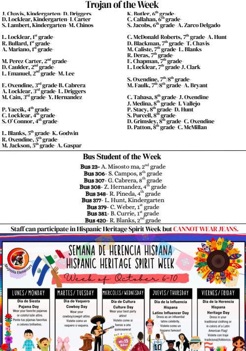 Weekly Newsletter