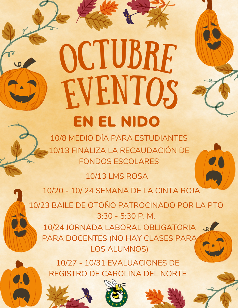 October events at the nest.