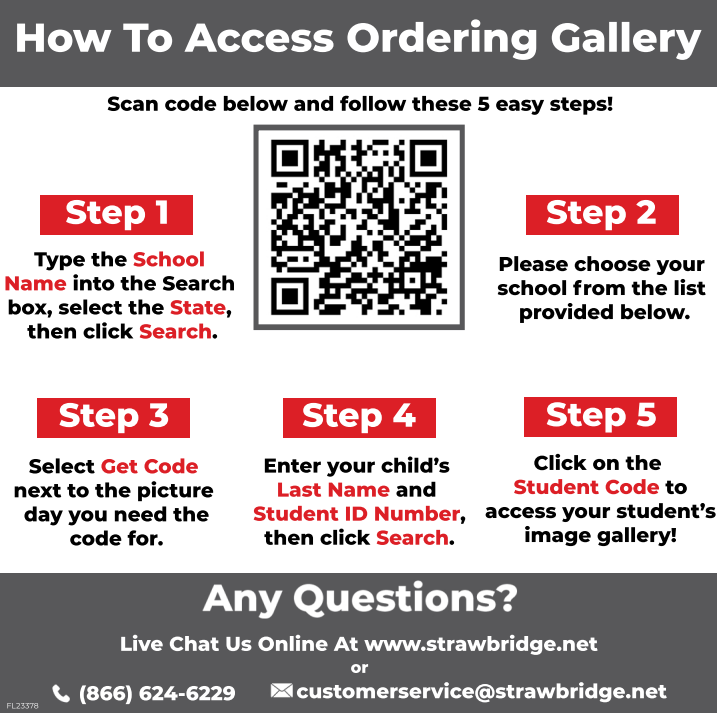 How to access ordering gallery for photos